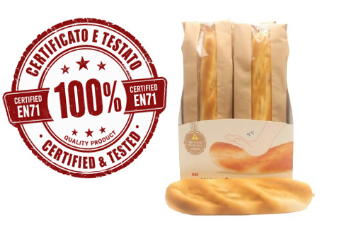 SQUISHY French Baguette PU Slow Rise (Ricrescita Lenta) 29cm In Sacchetto in carta – In espo da 12pz…x12…x144